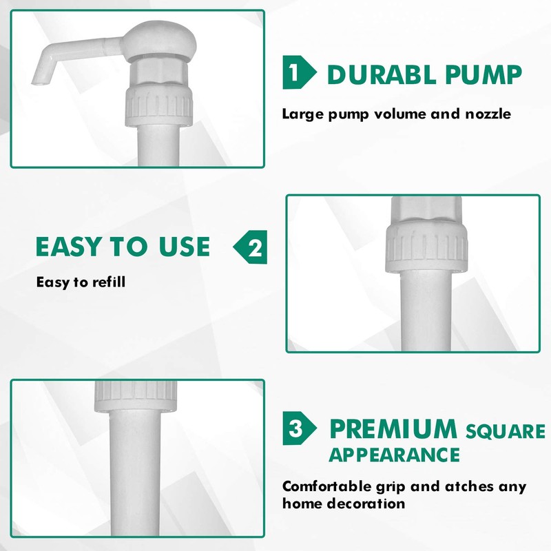 Ibex Mart Pack of 38MM Pump Dispensers to Suit 5