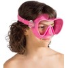 Cressi Men's F1 Frameless Unisex Child Junior Diving Mask, Pink,