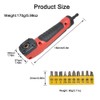 Orange, Right Angle Attachment Electric Screwdriver Repair Tool, 90 Degree