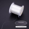 Pandahall 160m/Roll Crystal Clear Elastic Stretch Thread 0.6mm Jewelry Beading