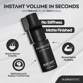 Polvo Voluminizador Y Texturizador Para El Cabello  Polvo De Peinado Para Dar Volumen Y Textura, Apto Para Hombres Y Mujeres De Todo Tipo De Cabello  