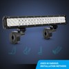 Nilight 90020B 2 Pack Mounting Bracket Kit LED Off Road