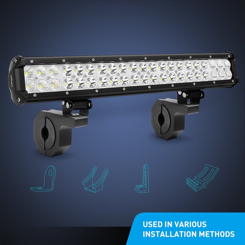 Nilight 90020B 2 Pack Mounting Bracket Kit LED Off Road