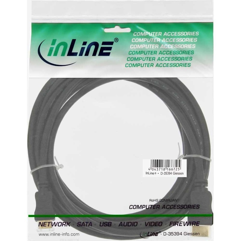 InLine 17453p 3 m HDMI MINI-HDMI Black