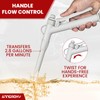 anngrowy Portable Transfer Pump Battery-Powered Stick Fuel Transfer Pump with