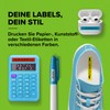 Dymo S0721660 LetraTag Plastic Label Tape, 12 mm, 4 Metre