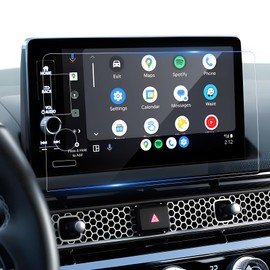 BSTW for 2024 Honda Civic Screen Protector for 2022-2025 Civic Si/Sport Touring/FL5 Civic Type R 9-Inch Color Touch-Screen Civic 11th Gen Accessories Tempered Glass Protective Film