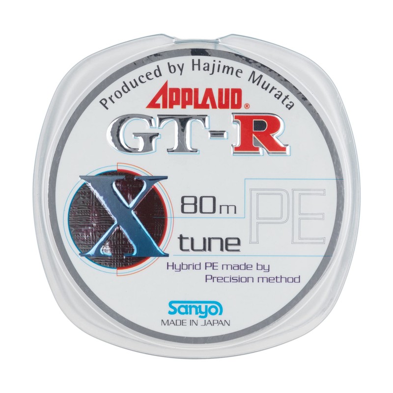 サンヨーナイロン アプロード PEライン GT-R XーTUNE PE ブルーグレー 80m 1.2号 12lb