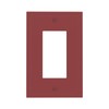 Wmhusu Outlet Covers Burgundy Red 1 Gang Wall Plate Single
