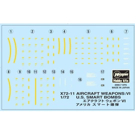 Weapons VI - US Smart Bombs 1/72 Hasegawa