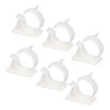 100Pcs Cable Management Clip Adjustable Adhesive PA66 Nylon Cord Organizer