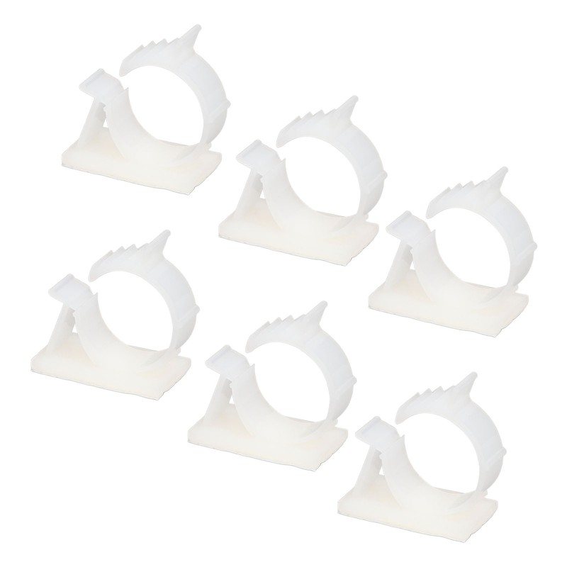 100Pcs Cable Management Clip Adjustable Adhesive PA66 Nylon Cord Organizer