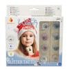 Winter Party Glitter Tattoo Set with Biodegradable Glitter - Made