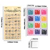 6 Sheets Clear Stamps for Card Making Supplies Set Include