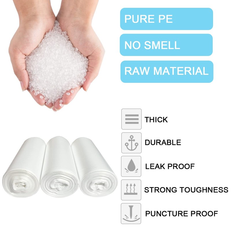 5 Gallon Trash Bags - 20 Liter Strong Garbage Bags