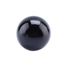 Clear Crystal Ball Asian Rare Quartz Clear Magic Crystal Ball Sphere 40mm/1.6" with Stand Base,Black