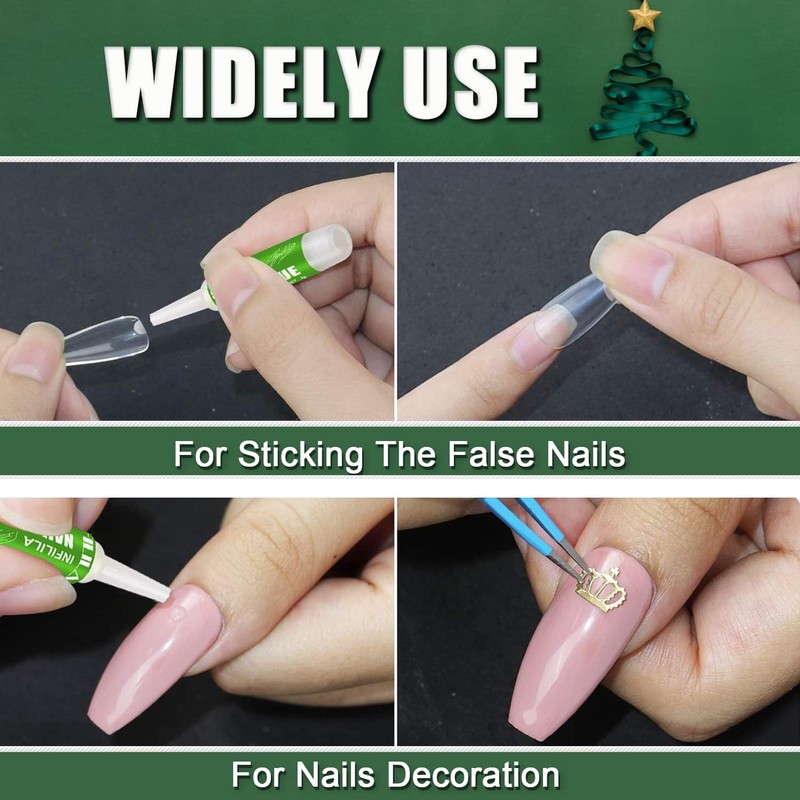 NXJ INFILILA Super Strong Nail Glue – Quick Dry 3-5