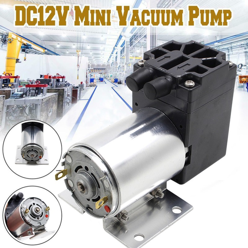 12V Vacuum Pump Negative Pressure Suction Pump Mini Small Oilless