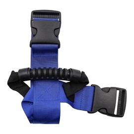 Tiardey 2 Pack Carrying Strap with Handle,Cross Style Adjustable Nylon Belt for Moving Lifting Boxes Grocery Luggage, Black