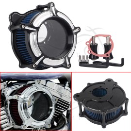 Unbranded US Stock Air Cleaner Intake Filter Set For Harley Road Street Glide Dyna Softail