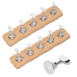 XUZOO 10pcs Nail Practice Table Nail Tip Stand Fixing Wooden Base Acrylic Manicure Tools Nail Practice Supplies Nail Practice Stand Hand Nail Exercise Pedestal Nail Tip Display Stand Art Tip Stand