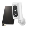 ANRAN 4G LTE Wireless Solar Security Camera,2k HD Video,Outdoor Waterproof,Sim