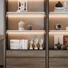 prosfalt 3 Pcs Thinker Statue,Modern Home Resin Sculptures,Collectible Figurines for