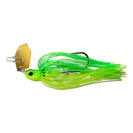 DAIWA Prorex Micro Bladed Jig, 8.0g, Hook Size 1/0, Vib Bait, Chatterbait, Fishing Lure, Chartreuse, 15151-708