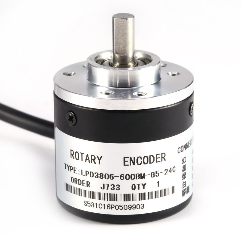 Rotary Encoder ◈ Akozon 600P/R Photoelectric Incremental Rotation Encoder 5V-24V
