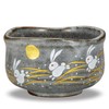 Japanese Matcha Bowl Rabbit KUTANI YAKI(ware)