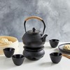 Juvale Cast Iron Tea Kettle for Stovetop - 40 oz