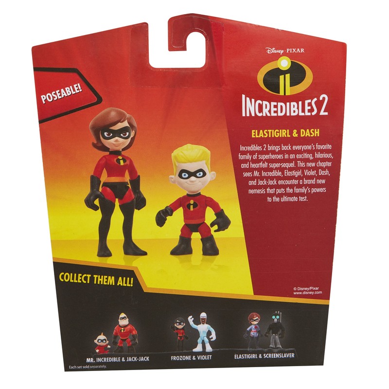 The Incredibles 2 Elastigirl & Dash Junior Supers Action Figure