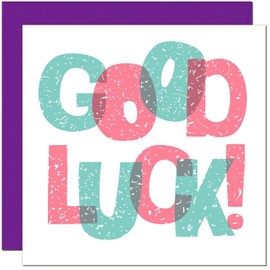 Good Luck Card Colleague New Job Card Co-Worker New Job Card 145x145mm