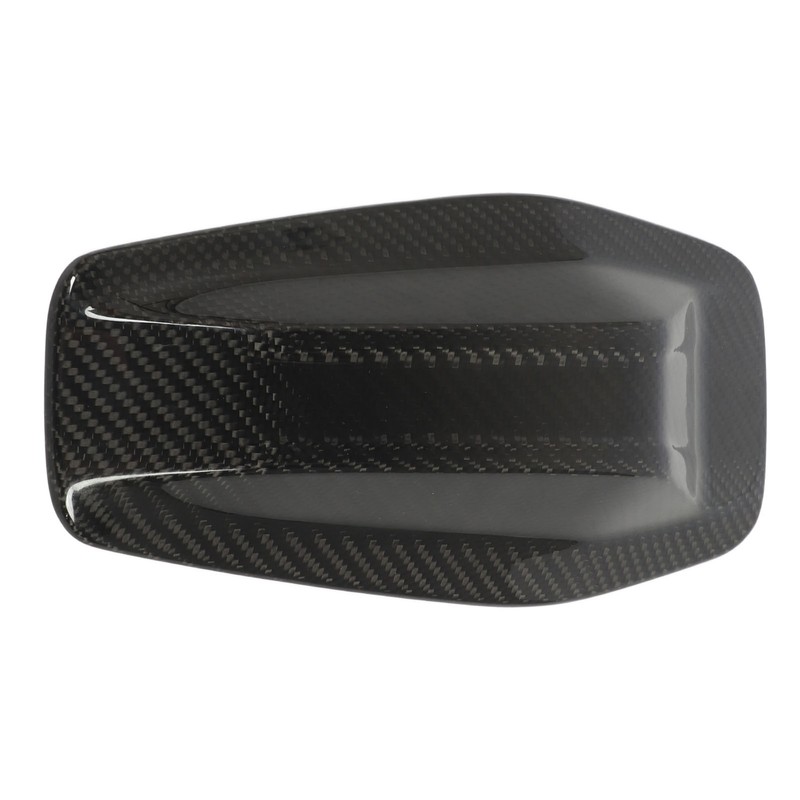 Roof Antenna Cover Glossy Carbon Fiber Protective Decorative Antenna Cover
