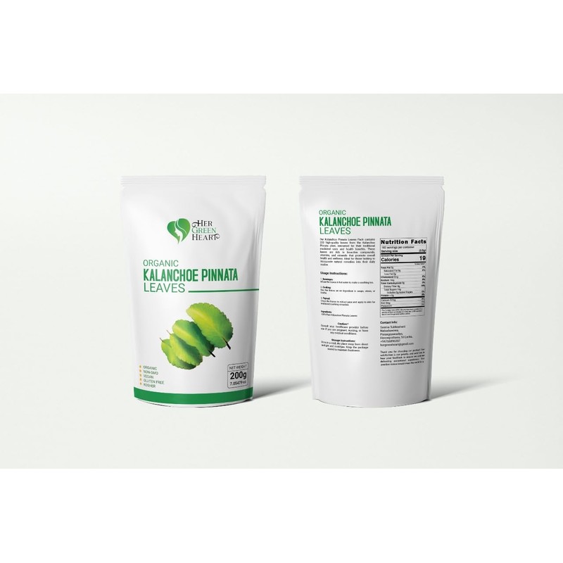 Kalanchoe Pinnata Leaves Herbal tea - 100% Pure, Dried Leaves