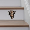 Giraffe Decal - Wall Hole Sticker with 3D Effect