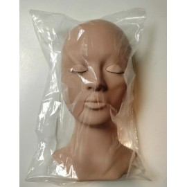 L7 Mannequin Lifelike Training Mannequin Head Removable Eyelids for Eyelash Ext.