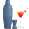 Mixology & Craft Matte Blue Bartender Kit – Cocktail Shaker