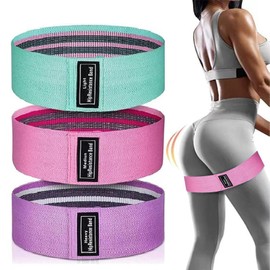 TOOGABBIE Sports Resistance Band, Three-Level Exercise Bands Set, Suitable for Both Men and Women,Skin-Friendly,Hip and Leg Elastic Bands, Physio Band,Suitable for Home Fitness, Gym, Yoga