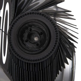 Digital Flip Down Clock Retro Minimalist Mechanical Auto Flip Clock Desk Clock for Home Livingroom (Black)