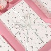 Pineraap 20 Sheets Bow Tissue Paper, Bowknot Butterfly Dot Print