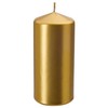 IKEA Fenomen Unscented Block Candle, Gold-Colour (14 cm (5 ½