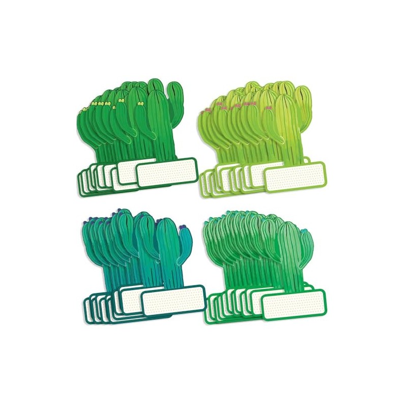 Cactus Cutouts - 48 Pieces - Educational and Learning Activities