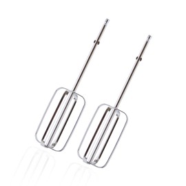 2 Pcs Hand Mixer Attachments Beaters, Hand Mixer Beaters Attachments for Kitchenaid Stainless Steel Replacement Parts for Hamilton Beach 62682RZ 62692 62695V 64699 Mixer