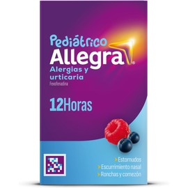 Suspensión pediátrica Allegra 150ml – Alivia estornudos y ronchas en niños
