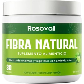 Fibra Natural, Mezcla de Enzimas y Vegetales con Antioxidantes, Envase con 180 g