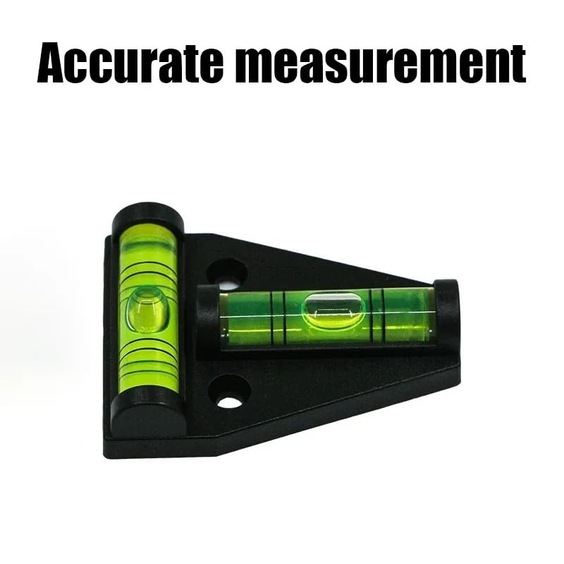 Mini Spirit Level for Caravan and Motorhome Levelling, Black, Portable