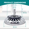 Luxe House Kitchen Sink Strainer Plug, 304 Stainless Steel, Food