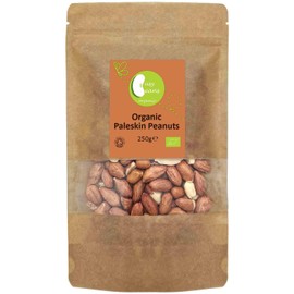 Organic Paleskin Peanuts - Certified Organic - by Busy Beans Organic (250g)