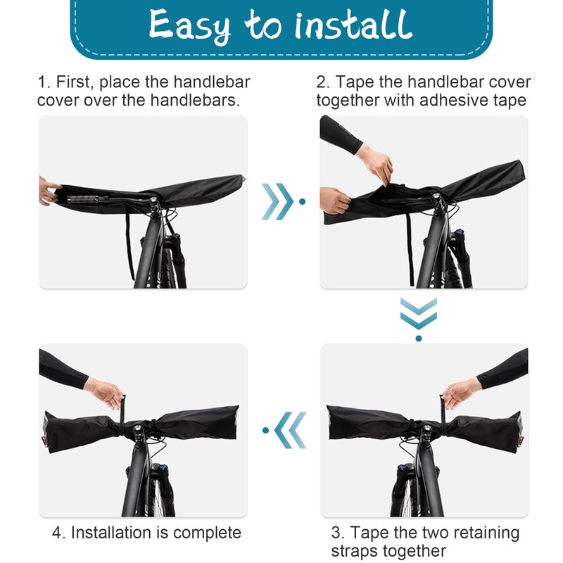 Suuwwn Handlebar Protective Cover Ebike Transport Protection Pack of 2
